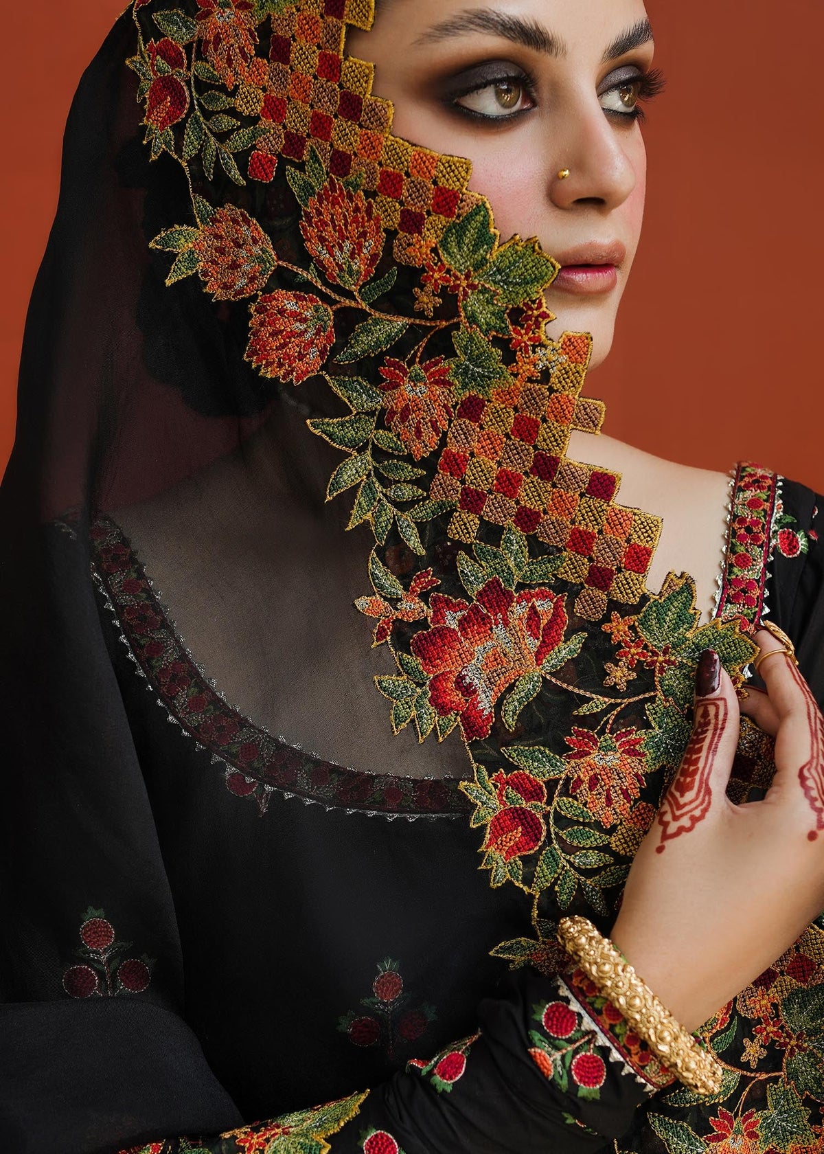 Siyaah - Dupatta - Mix & Match