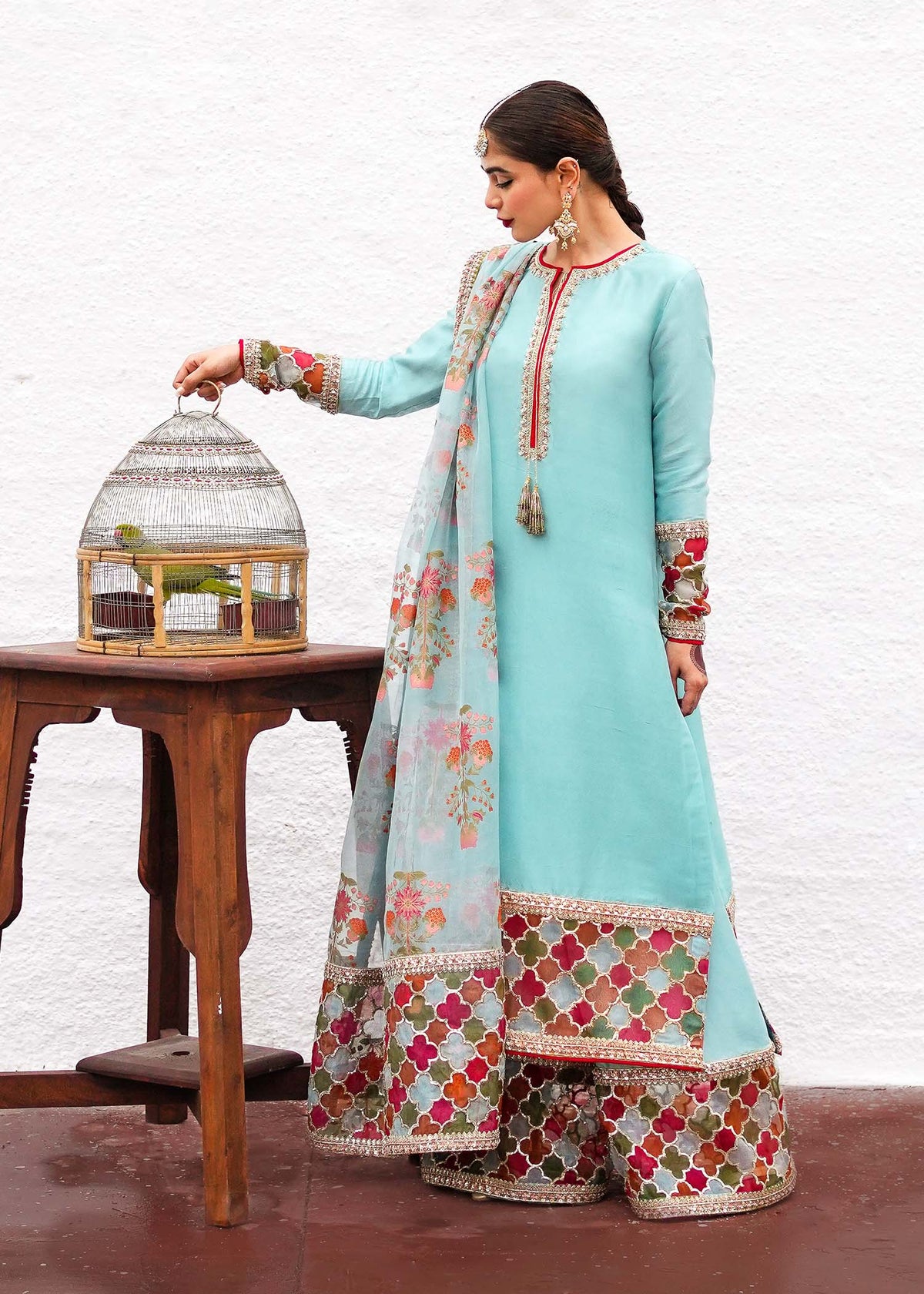 Azure Dupatta