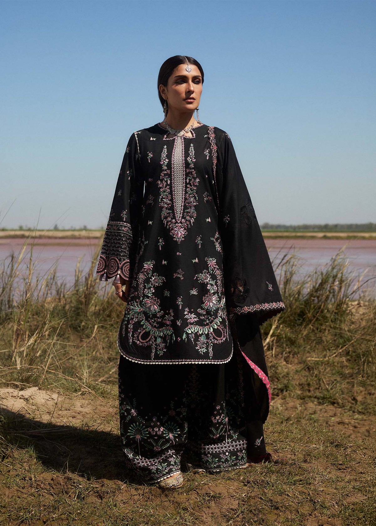 Siyah - Dupatta - Mix & Match